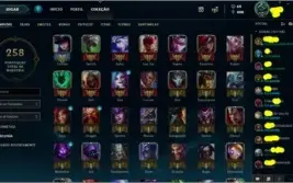 CONTA DE LOL