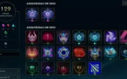 Conta League of Legends e Valorant + na descrição
