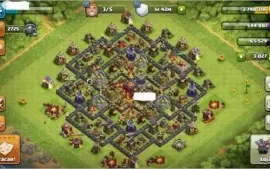 CONTA CLAHS OF CLANS CV 10 QUASE FULL / TROPAS LVLS ALTOS !!