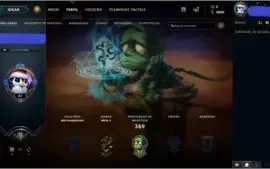 CONTA NVL 67,80 CHAMPS E 27 SKINS POR R$138,99
