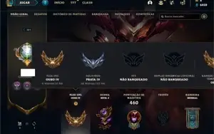 Conta prata 4 com 135 Champs e 208 Skins + 1 Prestigio