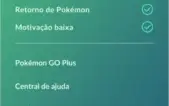 Conta Pokemon lvl 30