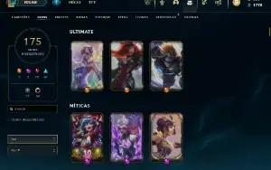 CONTA LOL - LVL 533 - 135 Champions - 175Skins - FULL ACESSO