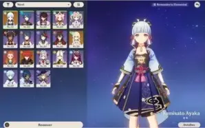 Ayaka / Aloy / Diluc - AR34
