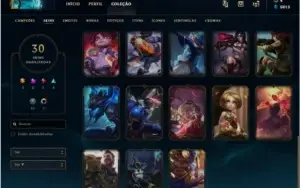 Conta League Of Legends Borda Diamante, Elo Platina 3