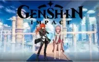 Conta Genshin Impact AR 7 com Yae Miko e Diluc