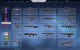 Vendo conta smurf com dragão e outras skin