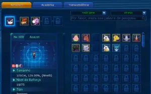 Conta NADMO Servidor Omega com aox