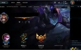 Conta lol 96 skins,mais de 1000R$ em RP,borda GOLD3 SOLO/DUO