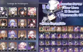 Contas E6 + cone Star Rail