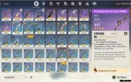 Conta genshin impact hutao lvl 60 ar 35 america