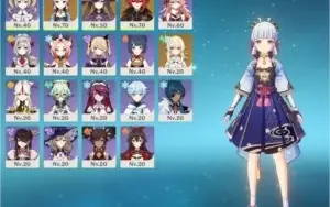 Ayaka - Mona - Diluc - Falcão - AR 38