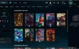 Vendo Smurf Platina 4 com 15 skins