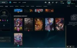 Vendo Smurf Platina 4 com 15 skins