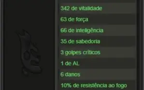 BUILD com set Carniçal / Criocrono Servidor BRUTAS (Touch)