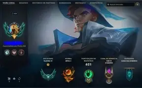 Conta League of Legends - PLAT 4 - 60% WR - 258 Skins