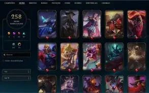 Conta League of Legends - PLAT 4 - 60% WR - 258 Skins
