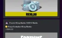 27000 Vbucks baratos