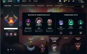 Conta prata 4 com TODOS os champs e 122 Skins + 820 RP
