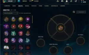 Conta ouro 4 com 28 Champs e 9 Skins