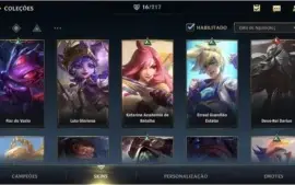 MAIN TOP/MID: ESMERALDA IV + 16 SKINS + 46 CAMPEÕES