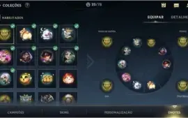 MAIN TOP/MID: ESMERALDA IV + 16 SKINS + 46 CAMPEÕES