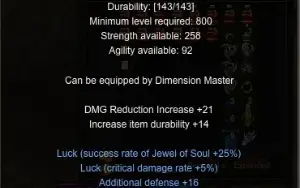 Set Xholy Sum +9 Luck+16 +ddJOH+DD+Zen
