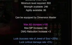 Set Xholy Sum +9 Luck+16 +ddJOH+DD+Zen