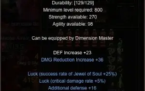 Set Xholy Sum +9 Luck+16 +ddJOH+DD+Zen
