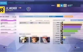 Conta Overwatch Diamante/Quase Mestre [Ps4]
