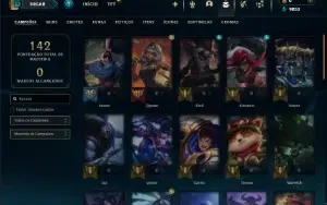 Diamante 4 com 41 Champs e 16 Skins