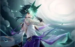 Genshin Impact Conta com Xiao e Keqing AR 34