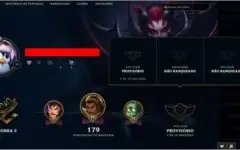 Conta LoL 50 champs e 26 skins