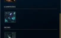 Conta LoL 50 champs e 26 skins