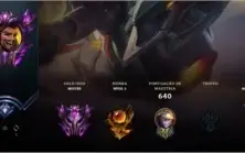 Conta LoL Mestre 252 SKINS