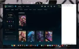Conta lol platina 4, todos champs, mt skin Katarina!