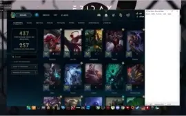 Conta lol platina 4, todos champs, mt skin Katarina!