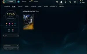 V> CONTA NO LOL ,1246 SKINS PAX TF , 180 CHROMAS , SKINS TFT