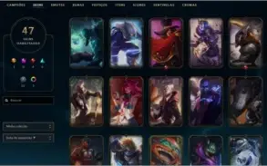 Conta de lol platina 3