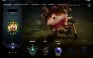 Conta de lol platina 3