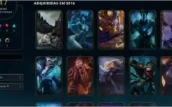 Conta de lol platina 3