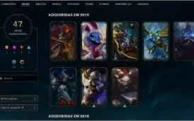 Conta de lol platina 3