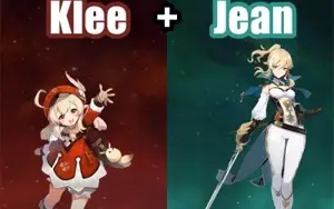 Conta Genshin Impact AR 5 com Klee e Jean