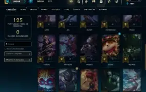 Bronze 4 com 35 Champs e 6 Skins