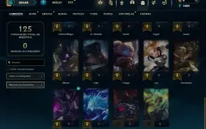 Bronze 4 com 35 Champs e 6 Skins