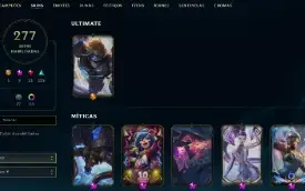 CONTA LVL 309 com 279 skins e 96 espólios de skins + 941RP