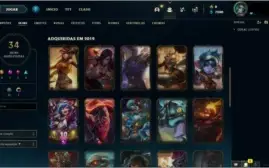 CONTA UNRANKED LVL 120 / 35 SKINS