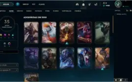 CONTA UNRANKED LVL 120 / 35 SKINS