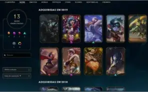 Conta Lol Gold 1