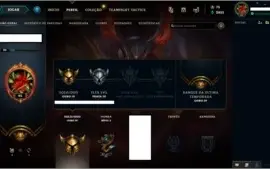 CONTA LEAGUE OF LEGENDS - GOLD 4 - 54 CHAMPS - 31 SKINS